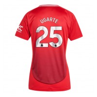 Maglia Calcio Manchester United Manuel Ugarte #25 Prima Divisa Donna 2024-25 Manica Corta